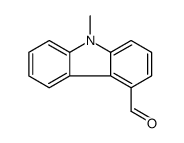 9-methylcarbazole-4-carbaldehyde Structure