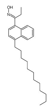 N-[1-(4-dodecylnaphthalen-1-yl)propylidene]hydroxylamine结构式