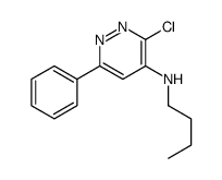 N-butyl-3-chloro-6-phenylpyridazin-4-amine Structure