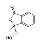 1(3H)-Isobenzofuranone, 3-hydroperoxy-3-methyl-结构式