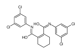 1-N,2-N-bis(3,5-dichlorophenyl)cyclohexene-1,2-dicarboxamide结构式