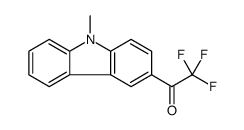 Ethanone, 2,2,2-trifluoro-1-(9-methyl-9H-carbazol-3-yl)结构式