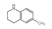 喹啉,1,2,3,4-四氢-6-甲基喹啉结构式