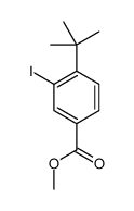4-叔丁基-3-碘苯甲酸甲酯结构式
