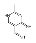 4-Pyrimidinamine, 5-(iminomethyl)-2-methyl- (9CI) Structure