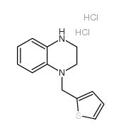 1-噻吩-2-甲基-1,2,3,4-四氢-喹噁啉双盐酸盐结构式