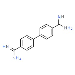 [1,1'-biphenyl]-4,4'-bis(carboximidamide) dihydrochloride Structure