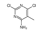 2,6-dichloro-5-methyl-pyrimidin-4-ylamine Structure