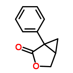 (1S5R)-1-苯基-3-氧杂双环[3.1.0]己烷-2-酮(左米那普仑中间体A)结构式