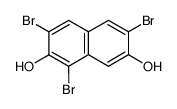 1,3,6-tribromo-2,7-dihydroxynaphthalene结构式