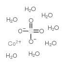 硫酸钴(七水)结构式