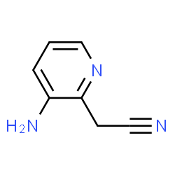 2-(3-氨基吡啶-2-基)乙腈结构式
