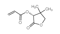 (R)-α-丙烯酰基氧基-β,β-二甲基-γ-丁内酯结构式