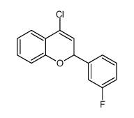 4-氯-2-(3-氟苯基)-2H-色烯结构式