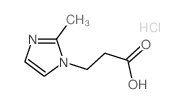 3-(2-METHYL-IMIDAZOL-1-YL)-PROPIONIC ACIDHYDROCHLORIDE结构式