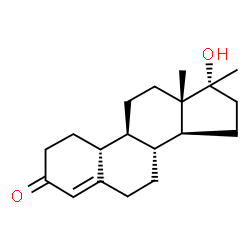 17α-Hydroxy-17-methylestr-4-en-3-one结构式