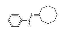 1-cyclooctylidene-2-phenylhydrazine结构式