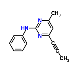 4-METHYL-N-PHENYL-6-(PROP-1-YNYL)PYRIMIDIN-2-AMINE structure