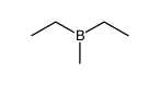 Diethylmethylborane Structure