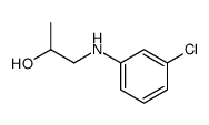 1-(3-chloroanilino)propan-2-ol Structure