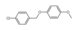 4-chlorobenzyl 4-methoxyphenyl ether Structure