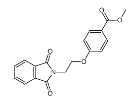 N-[2-(4-Methoxycarbonylphenoxy)ethyl]phthalimide结构式