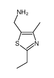 (2-ethyl-4-methyl-1,3-thiazol-5-yl)methanamine Structure