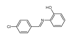 N-(2'-hydroxyphenyl)-4-chlorobenzaldimine结构式