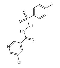 N'-(5-chloronicotinoyl)-4-methylbenzenesulfonohydrazide结构式