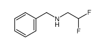 N-benzyl-2,2-difluoroethanamine结构式