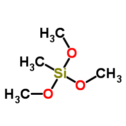 Methyltrimethoxysilane structure