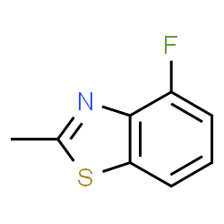 2-甲基-4-氟苯并噻唑结构式