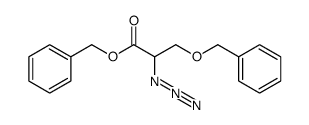2-Azido-3-benzyloxy-propionic acid-benzyl ester结构式