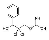 (2,2-dichloro-3-hydroxy-3-phenyl-propyl) carbamate结构式