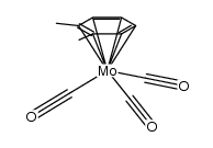 η6-ortho-xylene molybdenum(0) tricarbonyl Structure