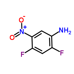 2,4-Difluoro-5-nitroaniline Structure