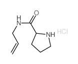 N-Allyl-2-pyrrolidinecarboxamide hydrochloride Structure