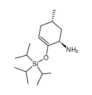 (1R,5S)-5-methyl-2-((triisopropylsilyl)oxy)cyclohex-2-en-1-amine Structure