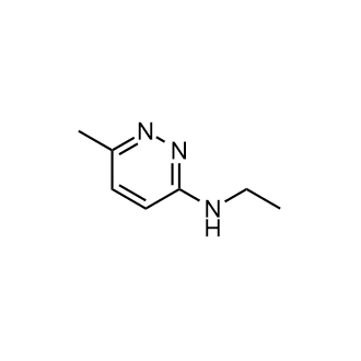 N-乙基-6-甲基哒嗪-3-胺结构式
