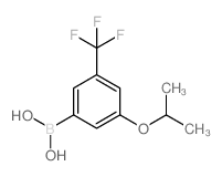 (3-ISOPROPOXY-5-(TRIFLUOROMETHYL)PHENYL)BORONIC ACID Structure