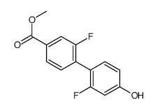 methyl 3-fluoro-4-(2-fluoro-4-hydroxyphenyl)benzoate Structure