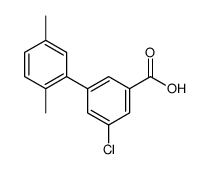 3-chloro-5-(2,5-dimethylphenyl)benzoic acid Structure