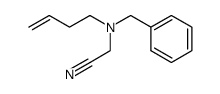 N-(3-butenyl)-N-(cyanomethyl)benzylamine结构式