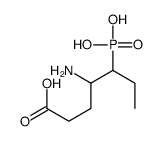 4-amino-5-phosphonoheptanoic acid Structure