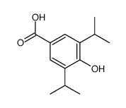4-羟基-3,5-二异丙基苯甲酸结构式