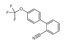 2-[4-(trifluoromethoxy)phenyl]benzonitrile Structure
