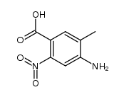 Benzoic acid, 4-amino-5-methyl-2-nitro- (9CI) Structure