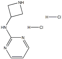 N-(Azetidin-3-yl)pyrimidin-2-amine dihydrochloride Structure