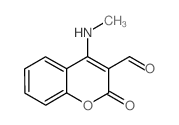 4-(methylamino)-2-oxochromene-3-carbaldehyde Structure