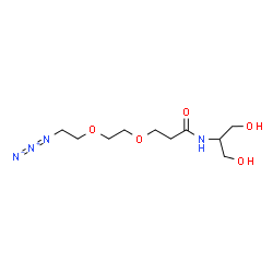 2-(Azido-PEG2-amido)-1,3-propandiol结构式